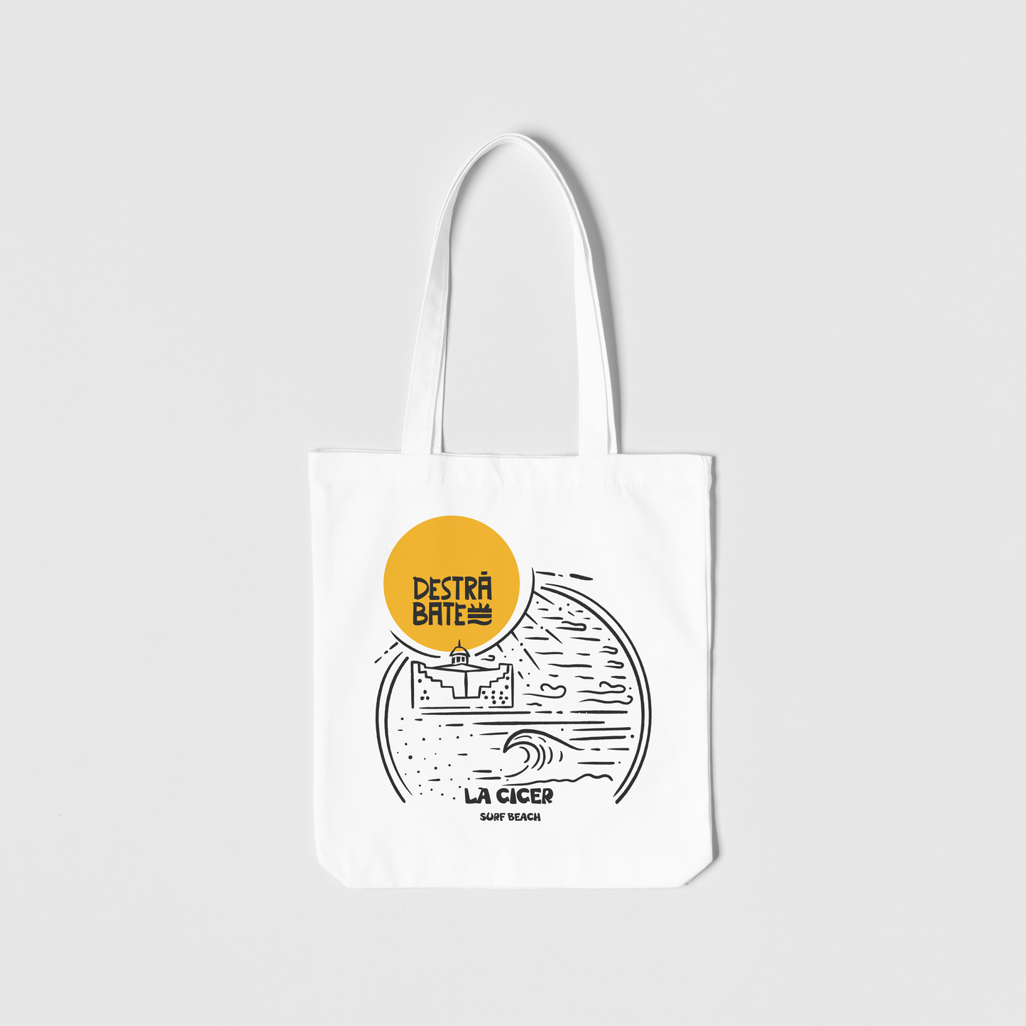 Totebag blanca ''La Cícer''