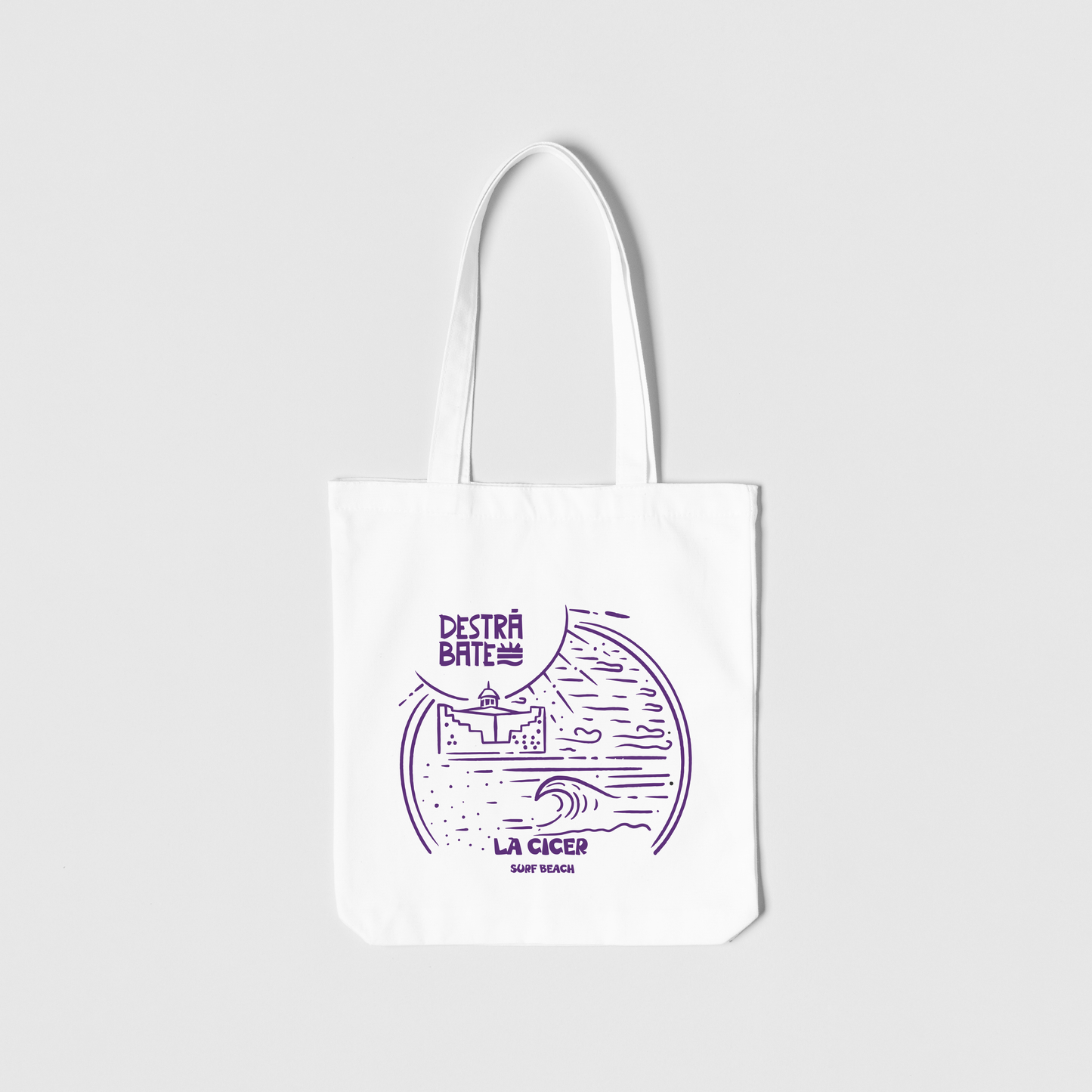Totebag blanca ''La Cícer''