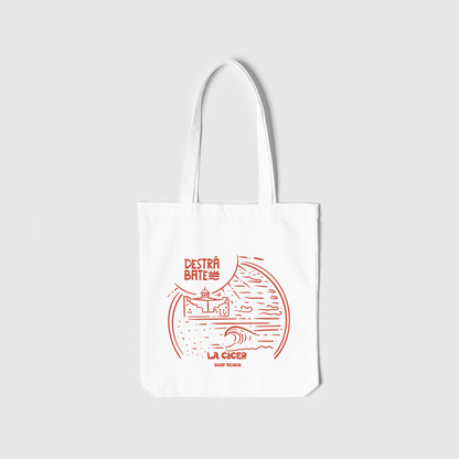 Totebag blanca ''La Cícer''