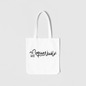 Totebag blanca ''Roque Nublo''