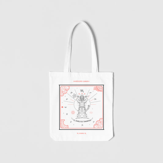 Totebag BL Horóscopo Canario "Diablo de Timanfaya" (Escorpio)