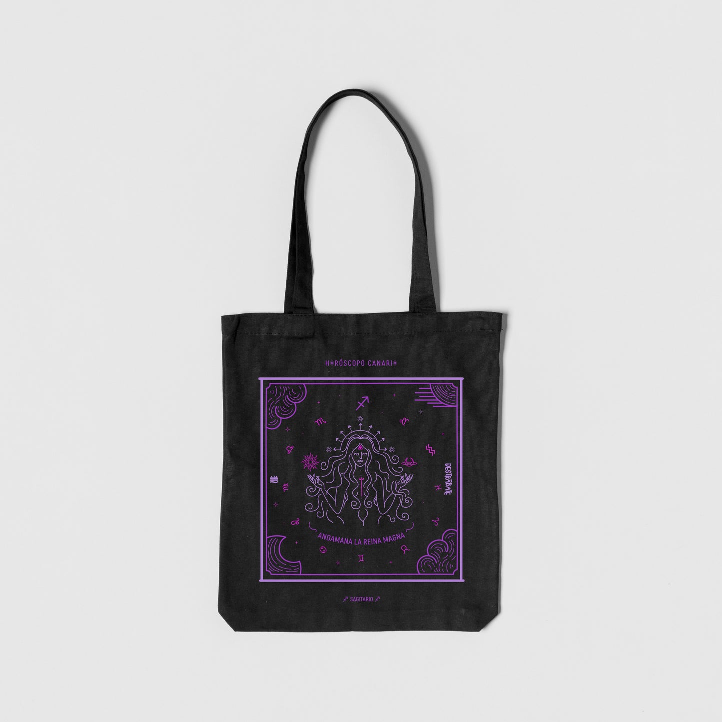 Totebag NG Horóscopo Canario "Andamana la reina Magna" (Sagitario)