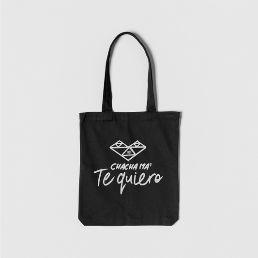 Totebag negro ''Chacha ma"