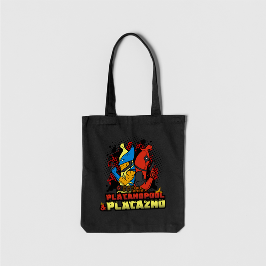 Totebag negro ''platanopool"