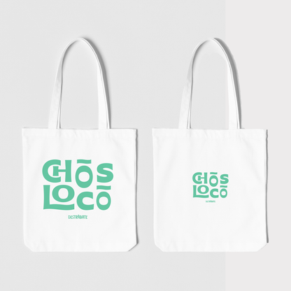 Totebag blanca ''Chos loco"