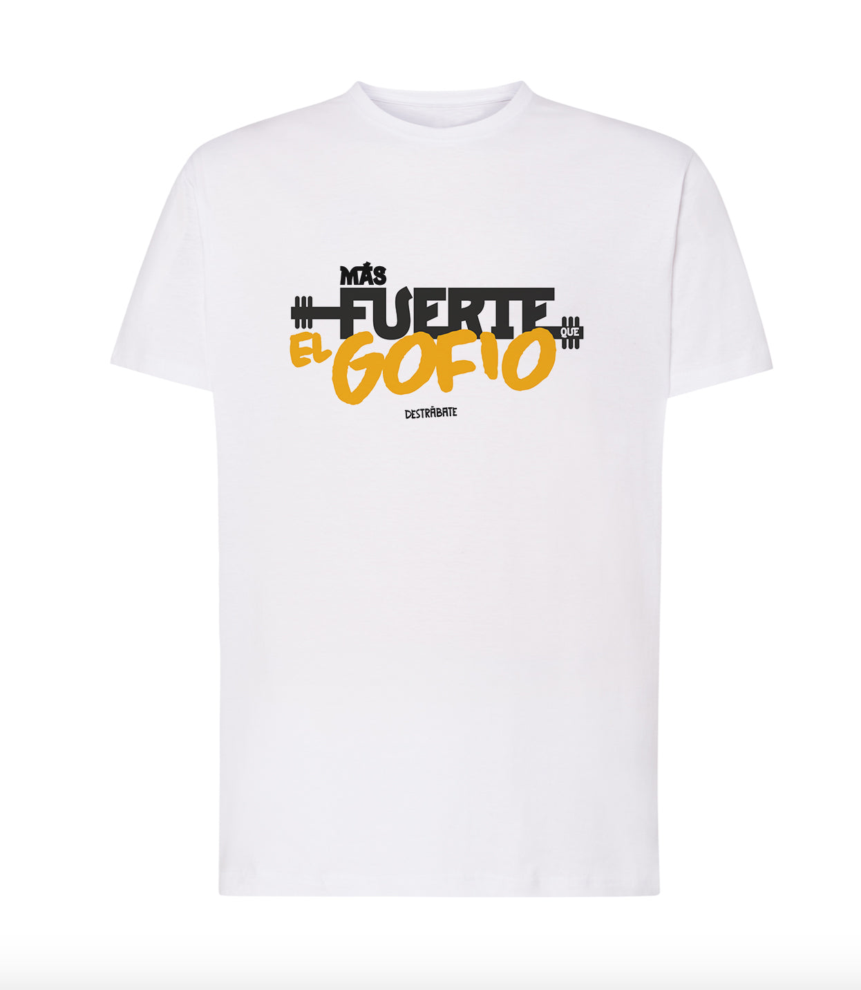 Camiseta corte regular ''Más fuerte que el gofio''