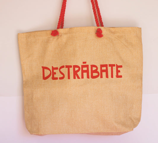 Bolso lino ''Destrábate''