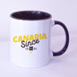 Taza ''Canaria Since 80s, 90s, 00s''