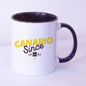 Taza ''Canario Since 80s, 90s, 00s''